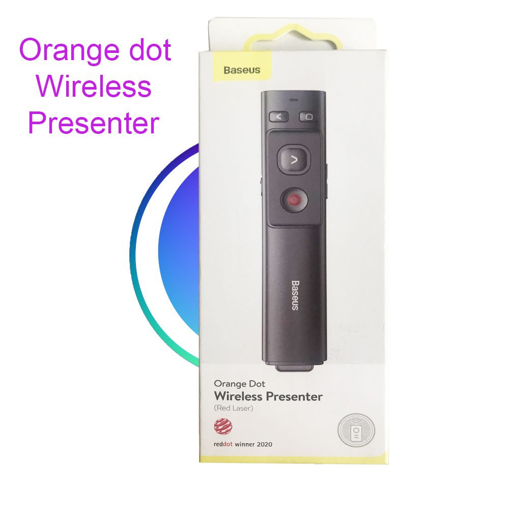 Лазерная указка BASEUS для презентаций беспроводная Orange Dot Wireless Presenter  #1