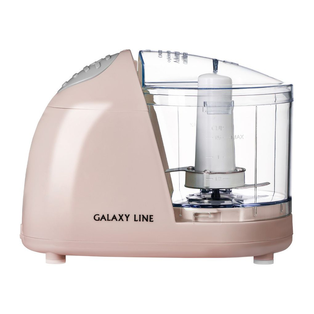 Измельчитель Galaxy LINE GL 2366 розовый 400 Вт, пластиковая чаша 350 мл, 2 скорости  #1