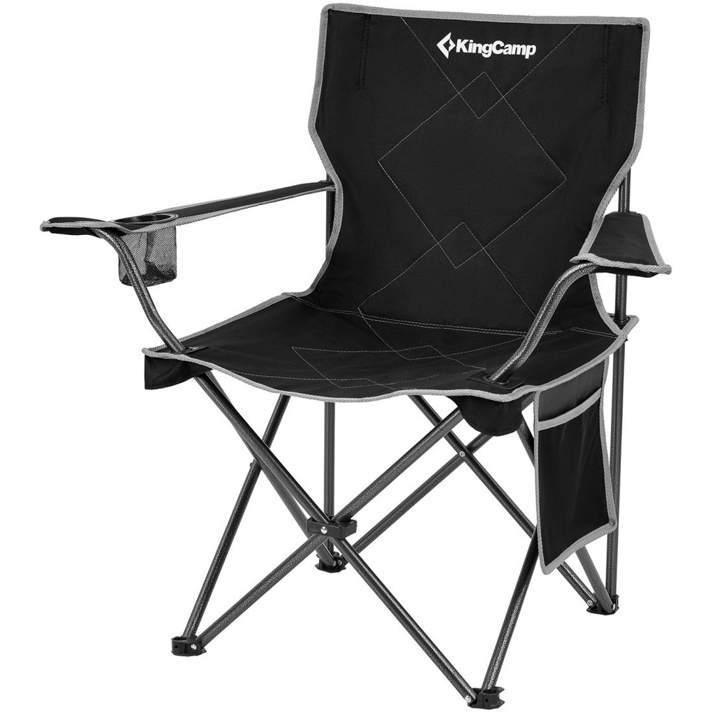 Кресло туристическое раскладное со спинкой KingCamp KC2216 LOTUS B10, 50x50x82см  #1
