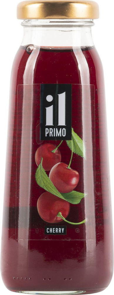 Нектар IL Primo / Иль Примо вишневый осветленный в стеклянной бутылке 0.2л, сок  #1