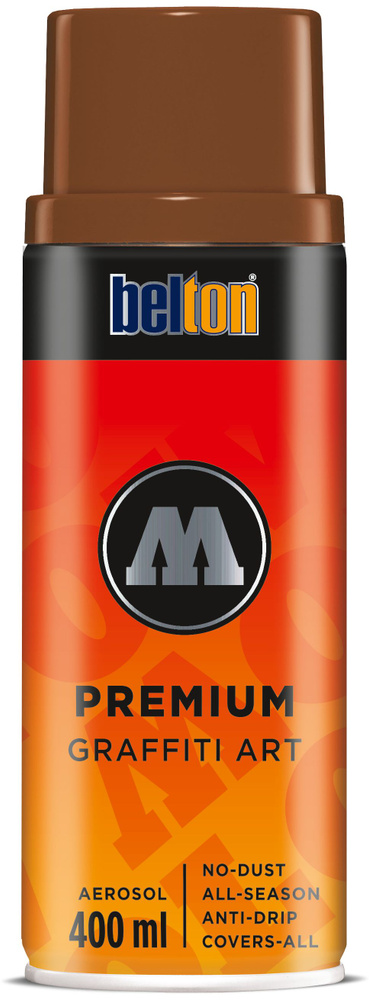 Аэрозольная краска для граффити и дизайна Molotow Belton PREMIUM #206 / 327183 walnut  #1