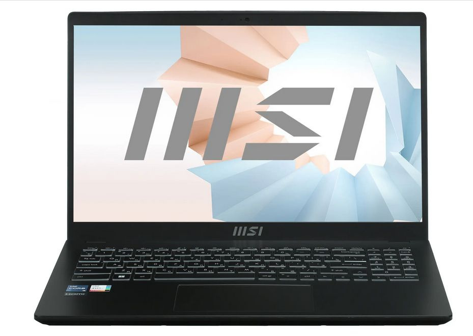 MSI Modern 15 B12M-210RU (9S7-15H112-210) Ноутбук 15,6", RAM 8 ГБ, SSD 256 ГБ, Windows Home, (9S7-15H112-210), #1