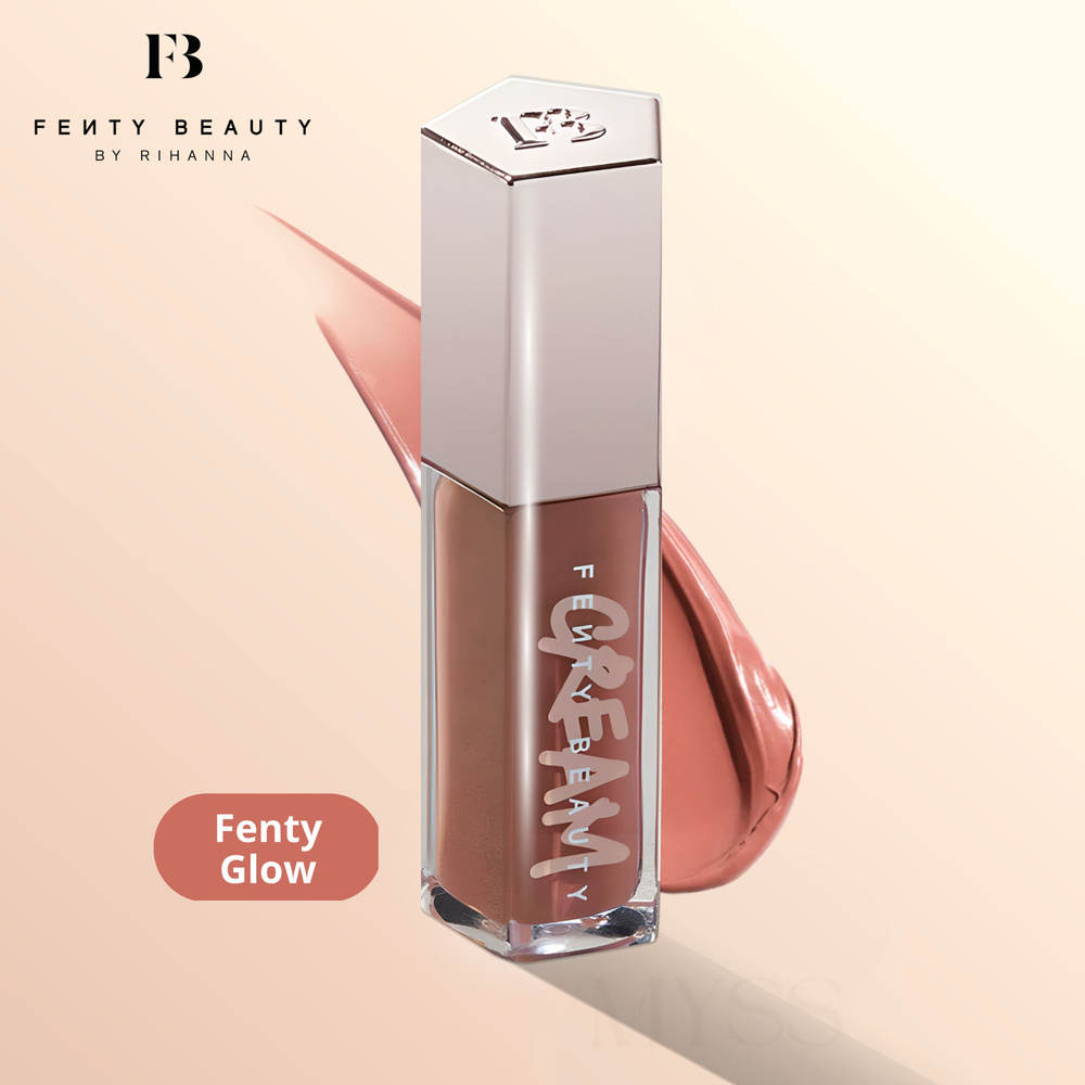 Крем-блеск для губ Fenty Beauty Gloss Bomb Cream Fenty Glow (цвет Розовый нюд), США, 9 мл / кремовый #1