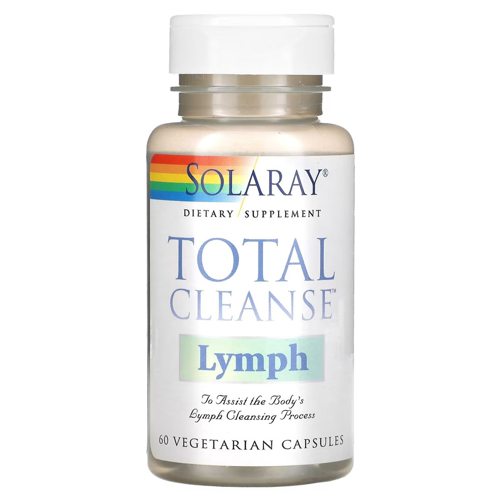 Solaray, Total Cleanse Lymph, для очистки лимфы, 60 вегетарианских капсул  #1