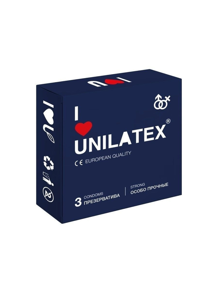 Unilatex/ Презервативы Unilatex Extra Strong Особопрочные 3 шт - купить ...