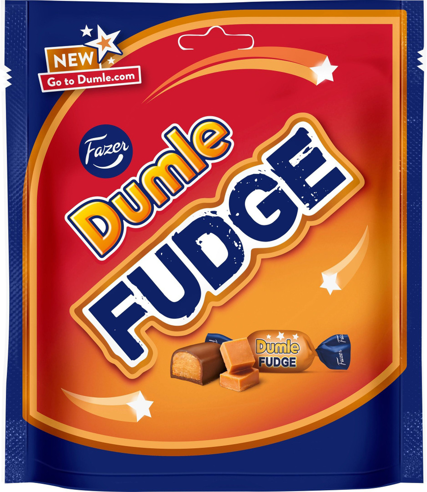 Конфеты Fazer Dumle Fudge из молочного ириса 160 гр #1