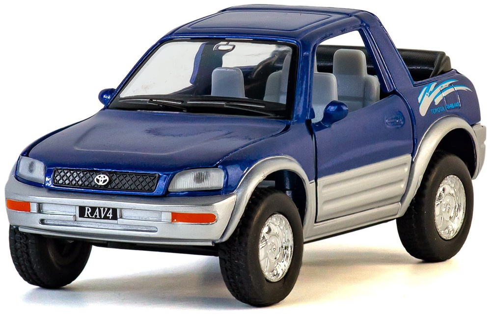 Машинка металлическая Kinsmart 1:32 Toyota RAV4 (концепт) 5011DKT инерционная, двери и капот открываются #1