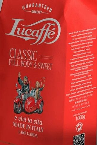 Lucaffe Classic кофе в зернах 1 кг пакет 80/20 #1