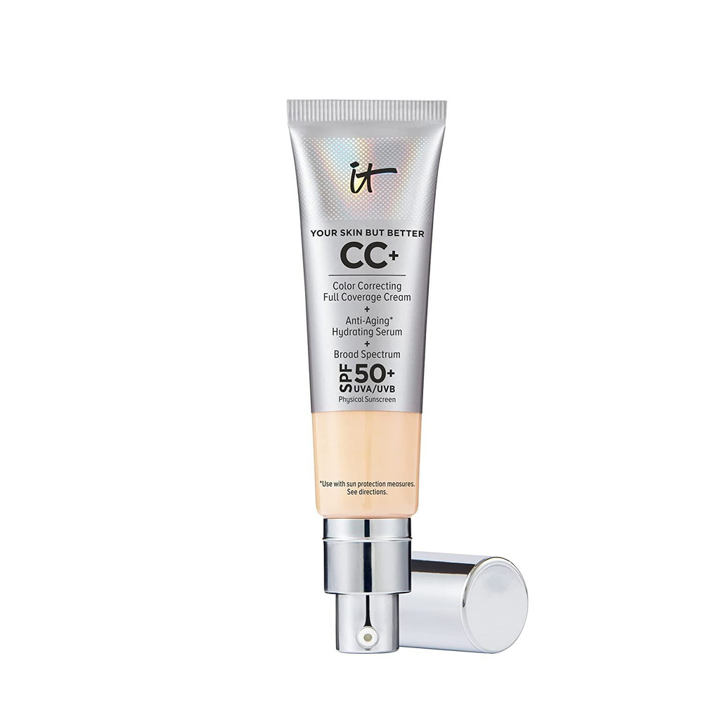 IT COSMETICS солнцезащитный тональный крем CC+ CREAM FULL-COVERAGE FOUNDATION 32ml WITH SPF 50+  #1