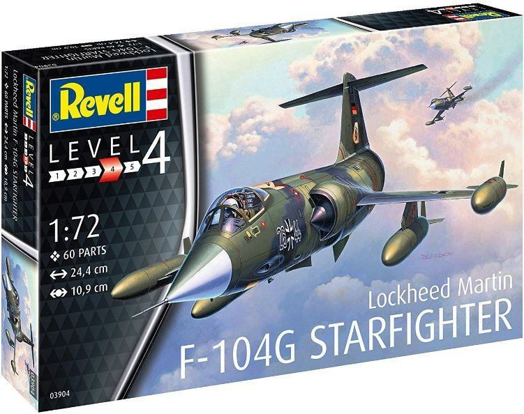 Набор для сборки Revell (Ревел) -Истребитель-бомбардировщик F-104G Starfighter  #1