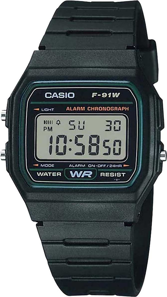Японские наручные часы Casio F-91W-3 #1