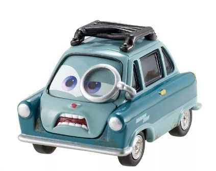 Коллекционная литая металлическая машинка из мультфильма "Тачки" (Cars) профессор Цундапп  #1