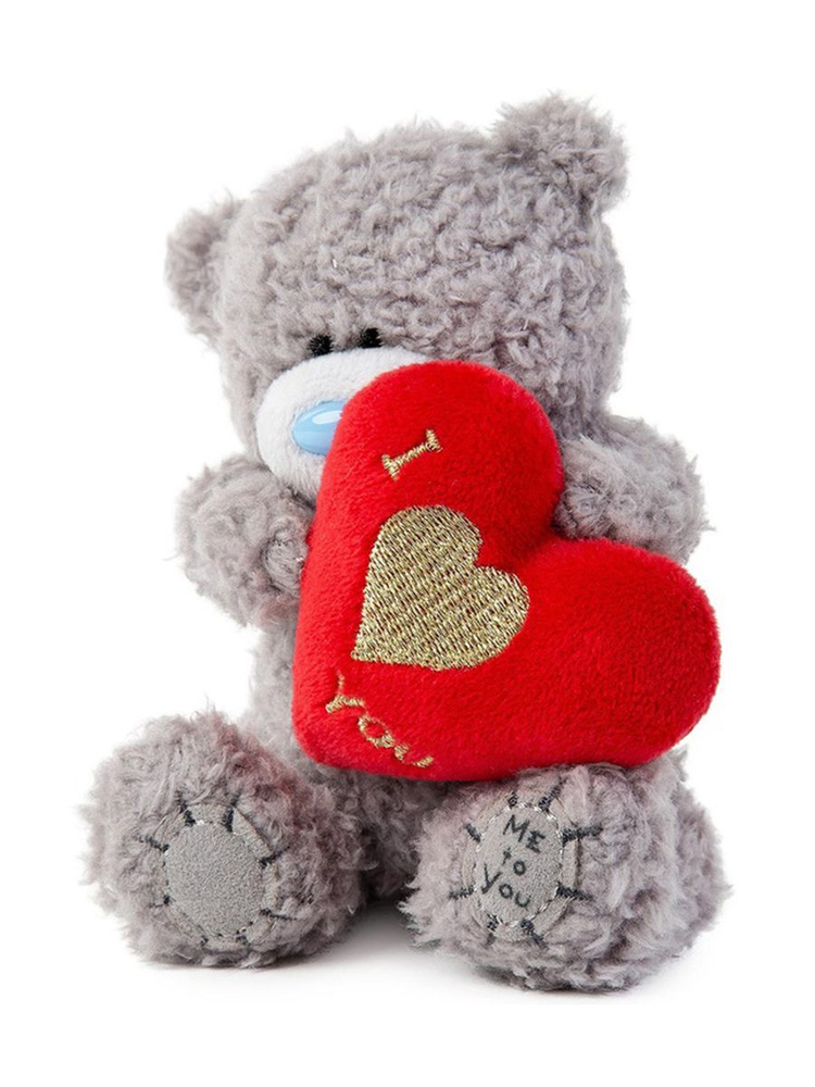 Мягкая игрушка Riota Me To You, Мишка Тедди, Сердце, 10 см #1