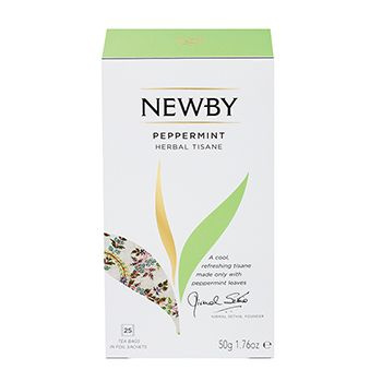 Чай травяной Newby "Мята перечная" 25х2 г, Индия 1шт #1