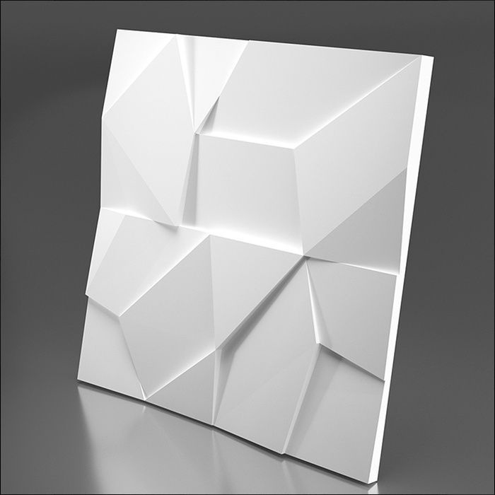 Пластиковая форма для 3D панели Рок 50х50см #1