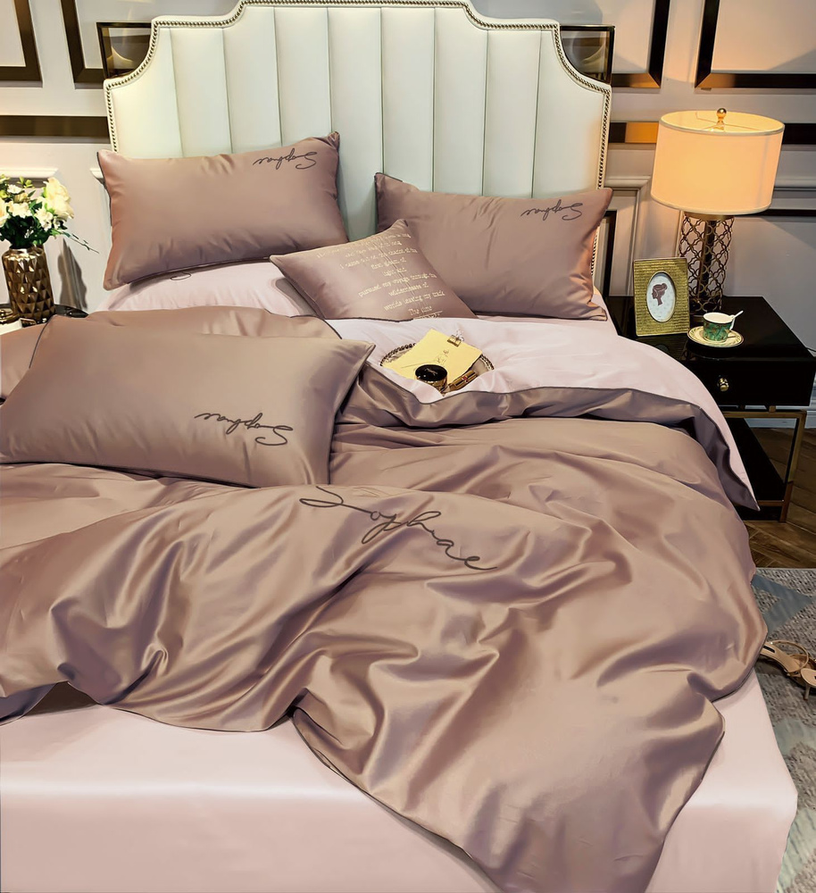 Комплект постельного белья, Жатка, 2-x спальный с простыней Евро, наволочки 70x70  #1