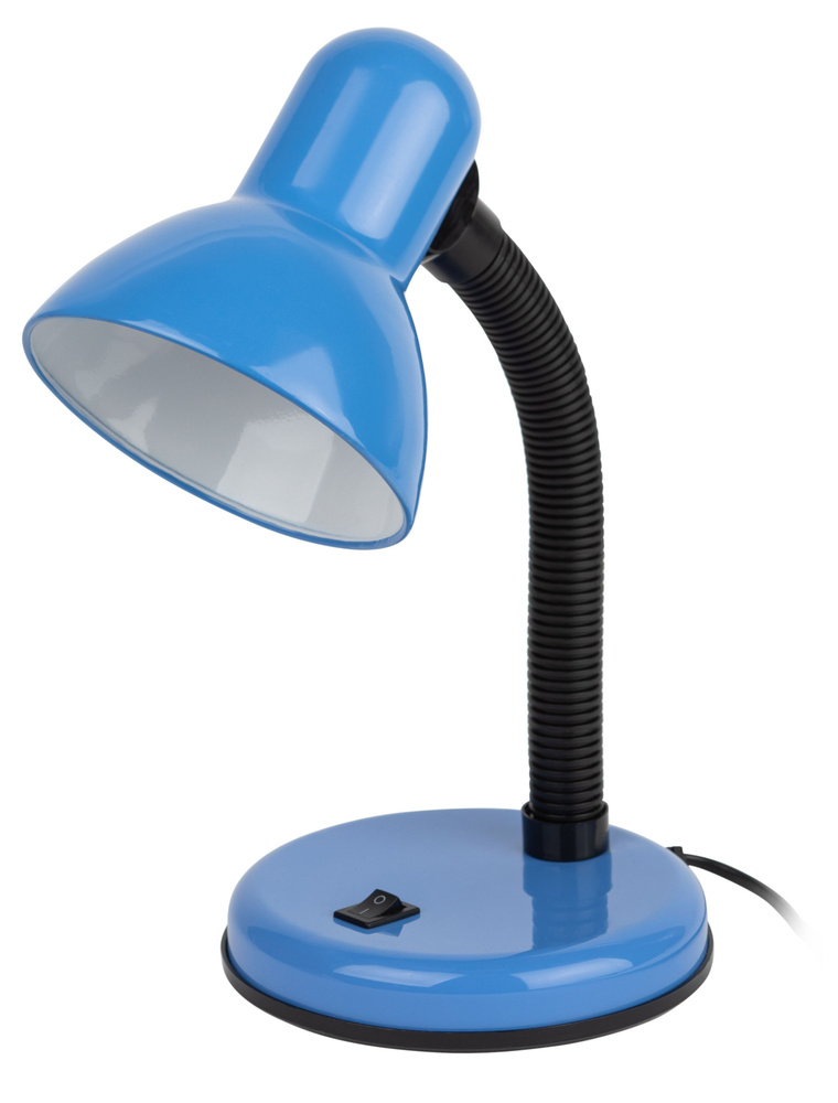 Лампа настольная E27 офисная для школьника, для учебы, работы для чтения ЭРА N-120-E27-40W-BU / Светильник #1
