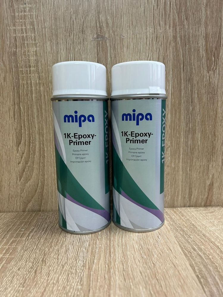 Спрей грунт эпоксидный Mipa 1K-Epoxy-Primer-Spray белый, 400мл #1
