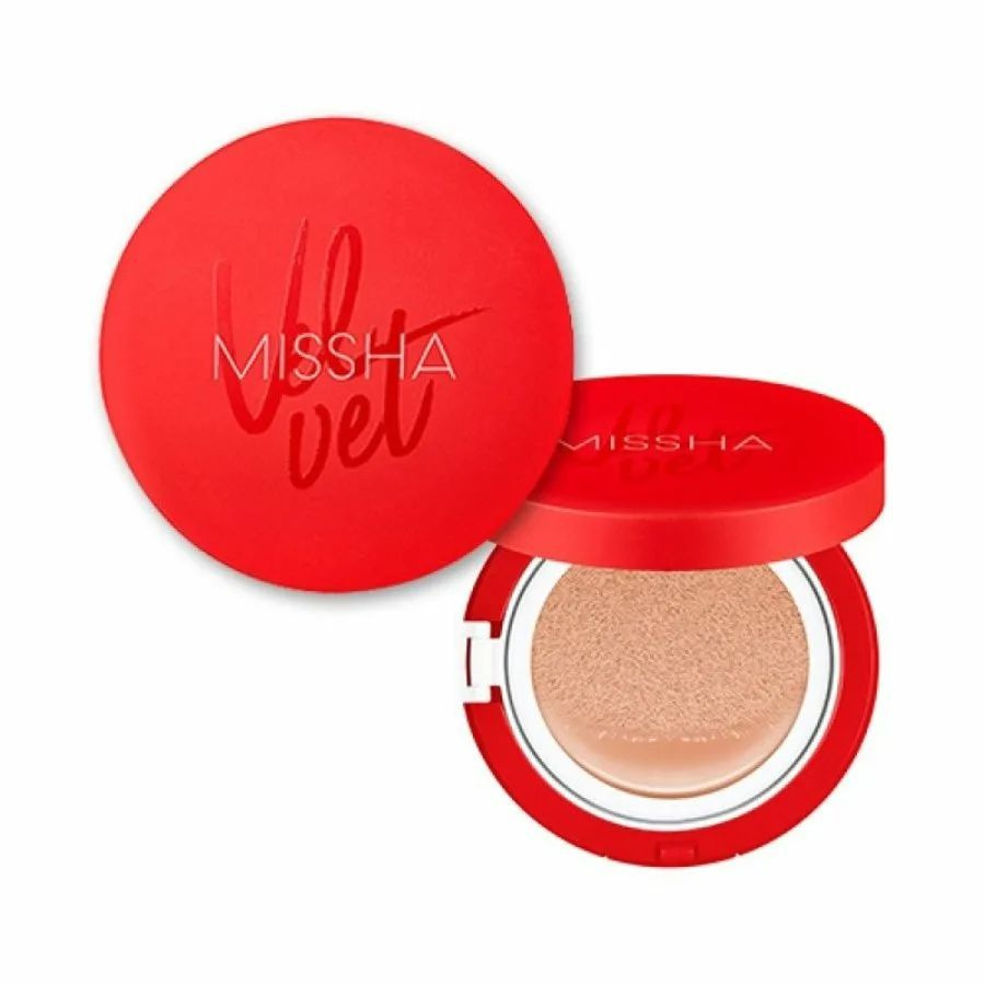 Тональный кушон с матовым финишем MISSHA Velvet Finish Cushion, тон 21  #1