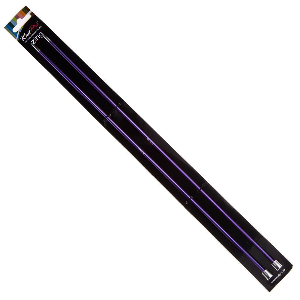 47328 Спицы вязальные прямые легкие 3.75 мм х 40 см Zing KnitPro #1