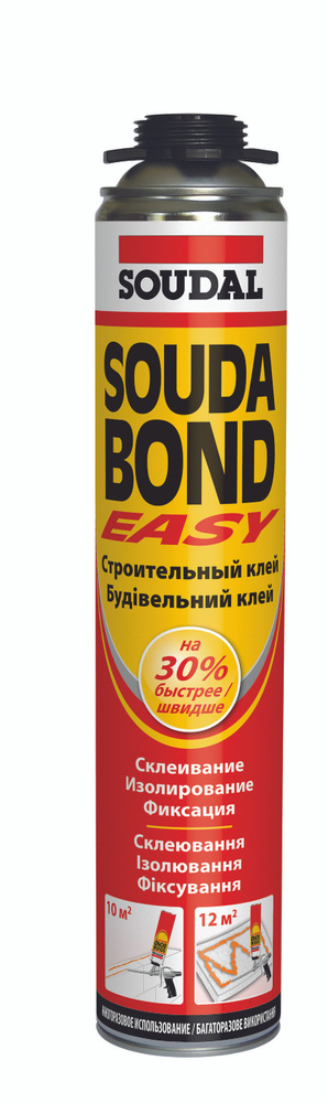 Полиуретановый клей-пена Soudabond Easy Gun, 750 мл #1