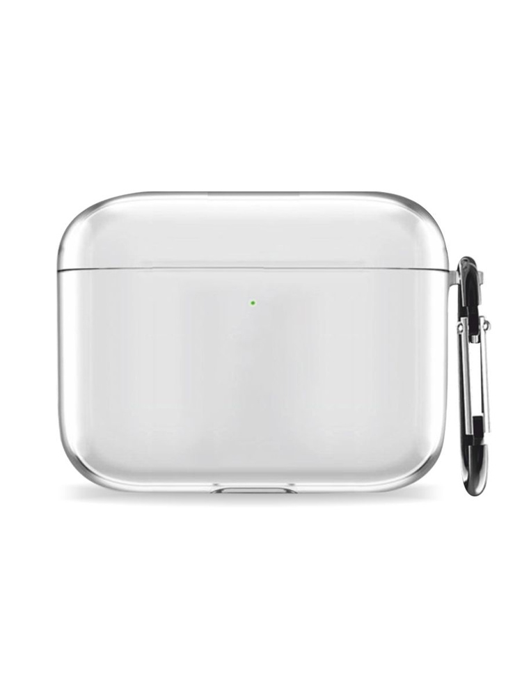 Силиконовый чехол Mcover для беспроводных наушников Apple AirPods Pro 2 / Эпл Аирподс Про 2, с карабином, #1