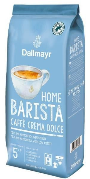 Dallmayr Home Barista Caffe Crema Dolce кофе в зернах 1 кг #1