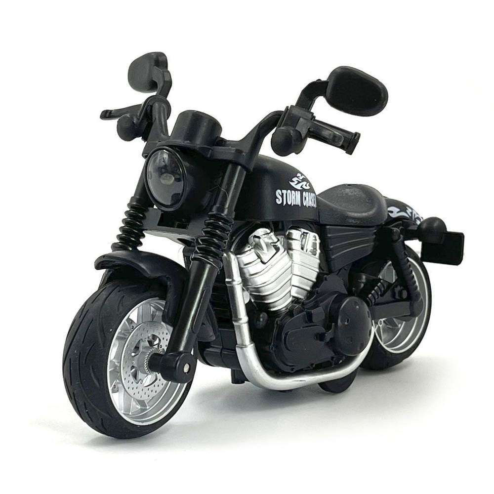 Мотоцикл металл коллекционной Harley-Davidson 1:12 - 15 см. (Харли  Дэвидсон) , Свет + Звук, - купить с доставкой по выгодным ценам в  интернет-магазине OZON (946966402)