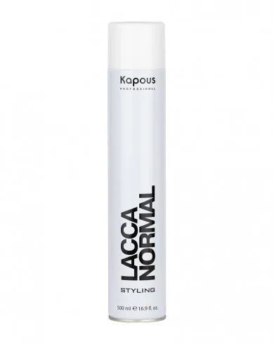 Kapous Professional Лак аэрозольный для волос нормальной фиксации Lacca Normal, 500 мл Уцененный товар #1