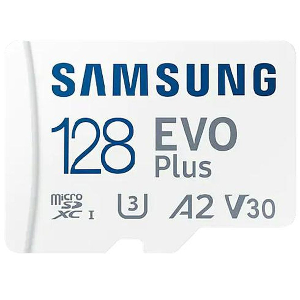 Карта памяти Samsung microSDXC EVO Plus Class10 UHS-I U3 (130MB/s) 128GB + ADP (EU) #1