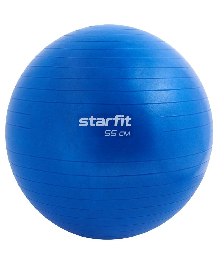 Фитбол GB-108 антивзрыв, 900 гр, синий, 55 см Starfit #1