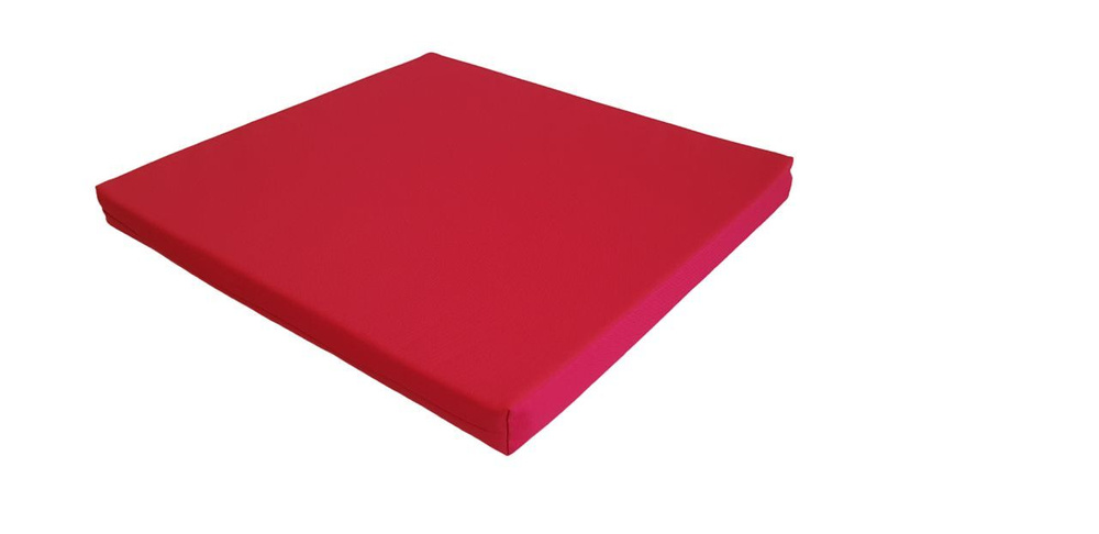 Подушка для садовой мебели Альтернатива 53,5х49х5см, цвет красный  #1