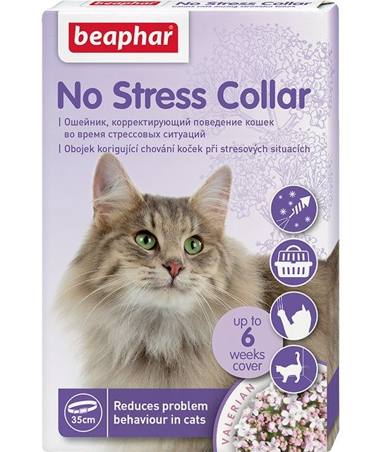 No Stress Collar ОШЕЙНИК успокаивающий для КОШЕК 35см Beaphar #1