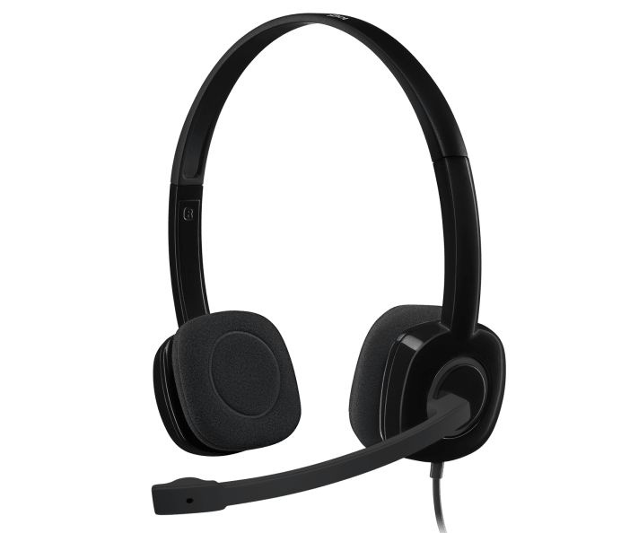 Гарнитура Logitech Headset H151 Stereo (981-000589), чёрная #1