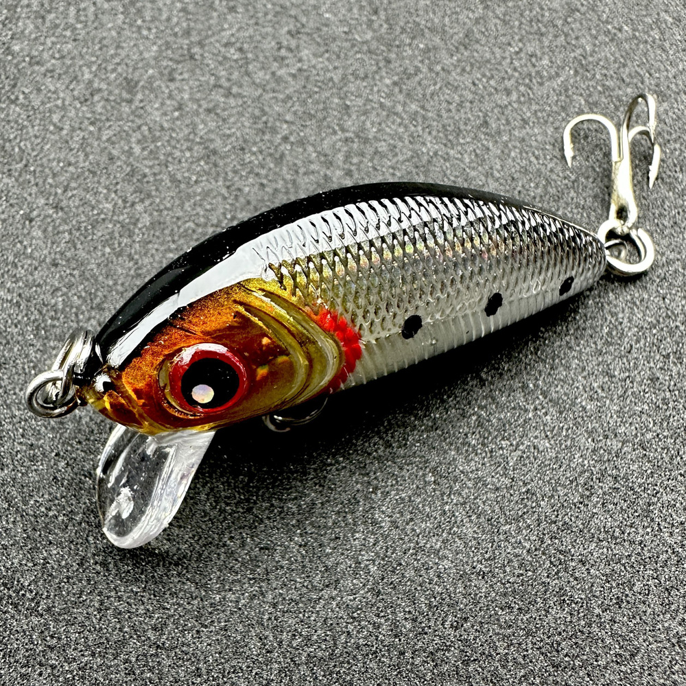 Воблер YO-ZURI L-minnow для рыбалки минноу малек 44 мм 5 г для спиннинга, твичинга юзури на окунь щуку, #1