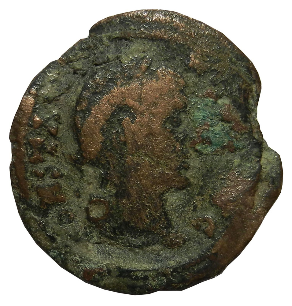 Монета фоллис, 319-320 гг. Древний Рим, Константин I Великий (Вексиллум)  #1