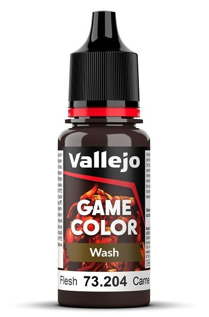 Краска Vallejo серии Color Wash - Flesh Wash 73204, проливка (18 мл) #1