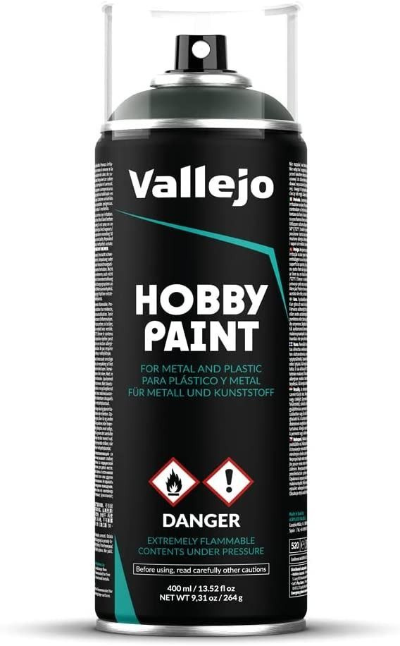 Аэрозольная грунтовка Vallejo серии Aerosol - Dark Green 28026 (400 мл) #1