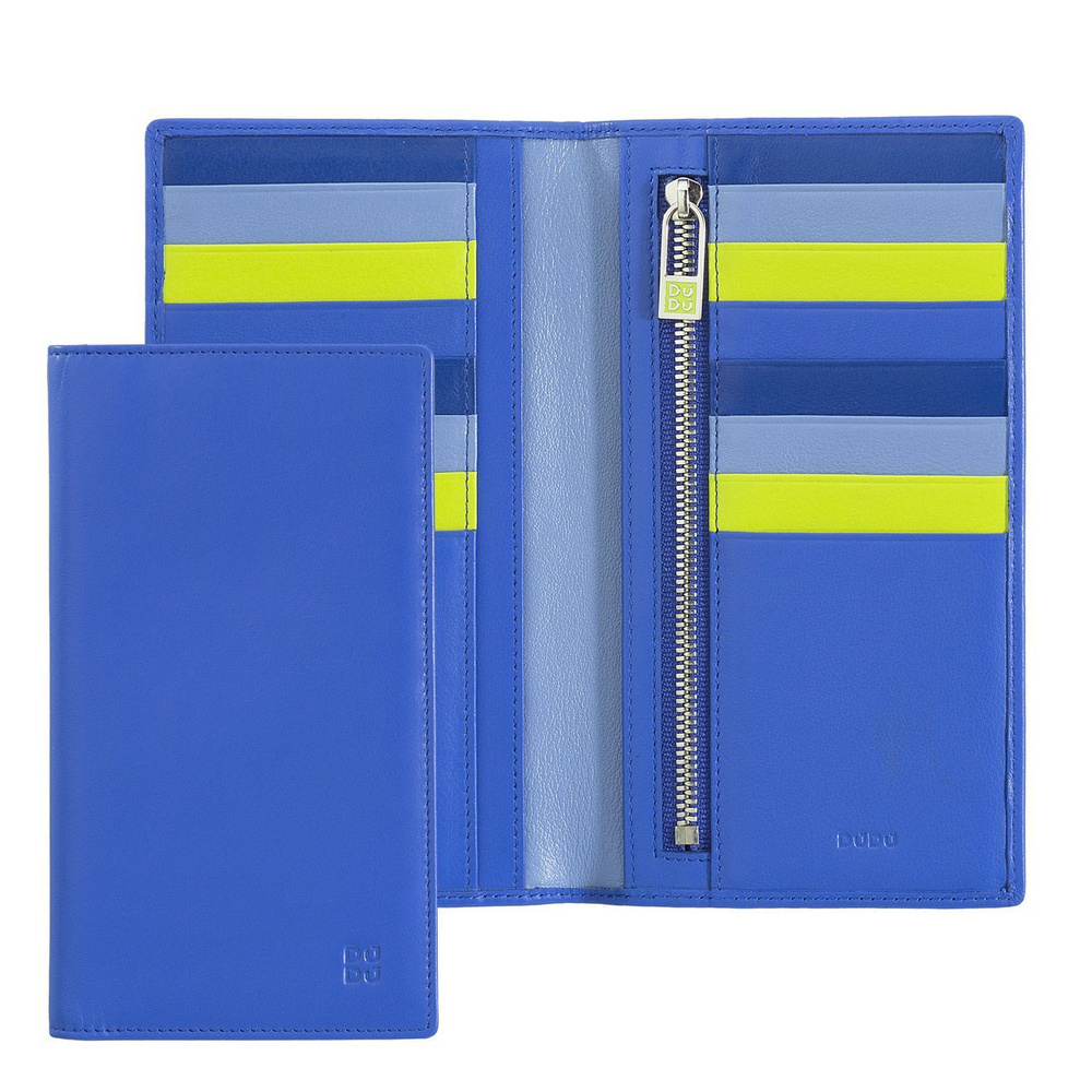 Итальянский вертикальный кожаный кошелек портмоне DuDu серии Vulcano  #1