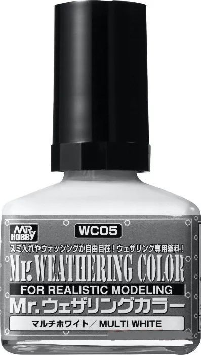 Смывка MR.HOBBY Mr.Weathering Color Multi White, белый, WC05 #1