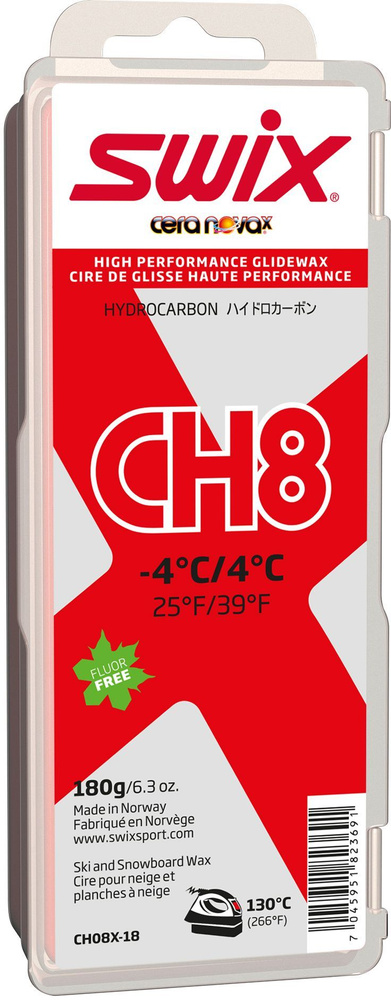 Парафин, красный CH8X Red, 180 г от+4 до -4С #1