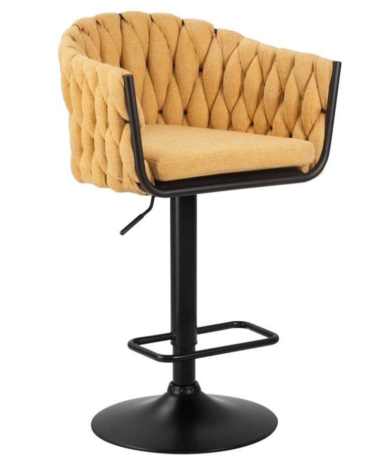 DOBRIN Барный стул Dobrin Leon (жёлтый) 9690-LMLEON, 1 шт. #1