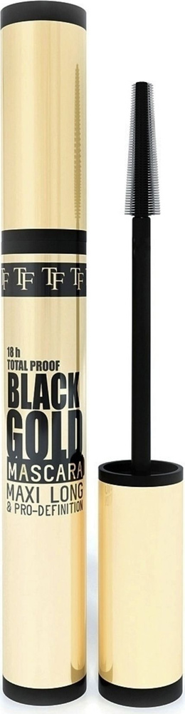 TRIUMPH / Триумф Тушь для ресниц удлиняющая Black Gold Mascara CTM38 черная с силиконовой щеточкой 10мл #1