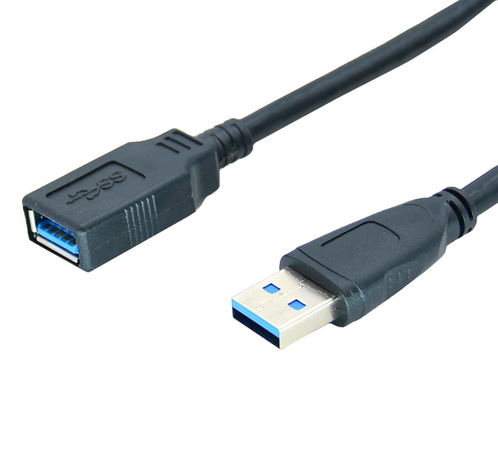 Орбита Кабель для подключения периферийных устройств USB 3.0 Type-A/USB 3.0 Type-B, 3 м, черный  #1