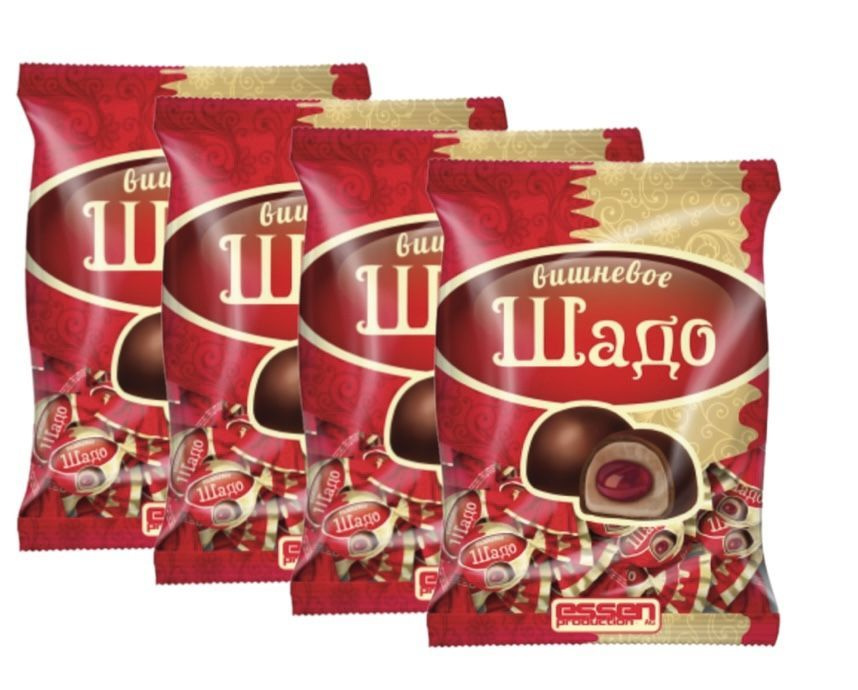 Essen Конфеты Шадо вишневое, 200 г х 4 шт - купить с доставкой по ...