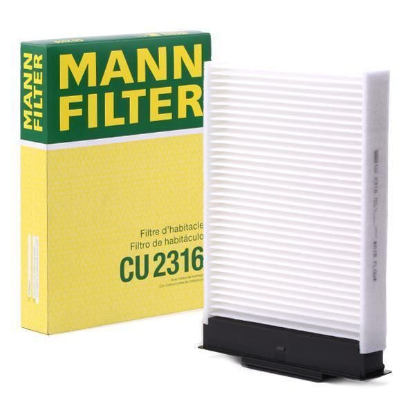 MANN FILTER Фильтр салонный Пылевой арт. CU2316, 1 шт. #1