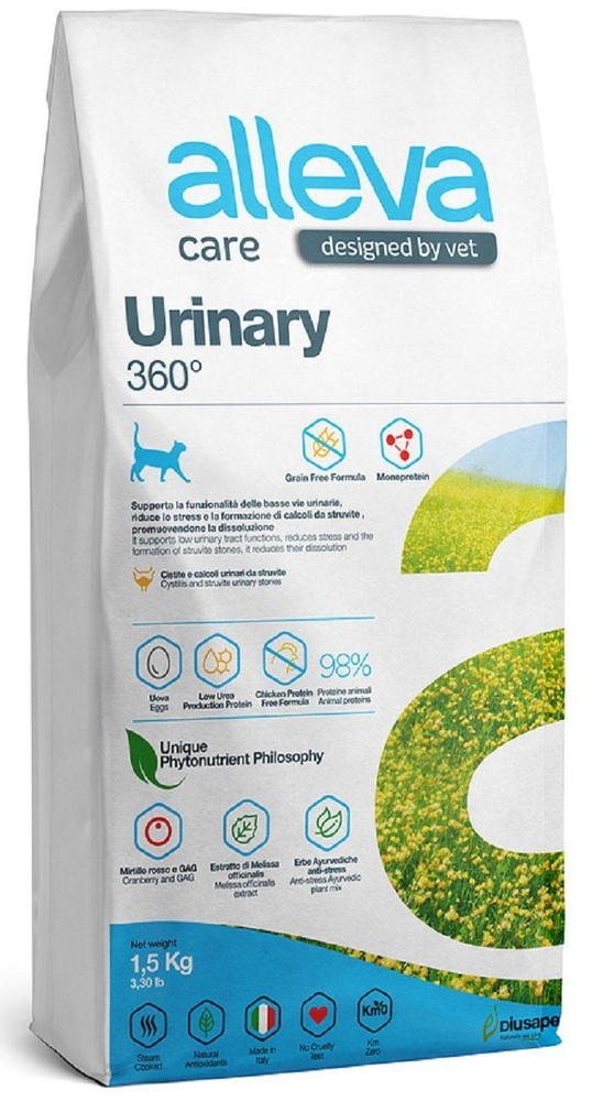 Сухой корм Alleva Care Cat Adult Urinary 360 / Аллева Кэр Уринари 360 для взрослых кошек, профилактика #1