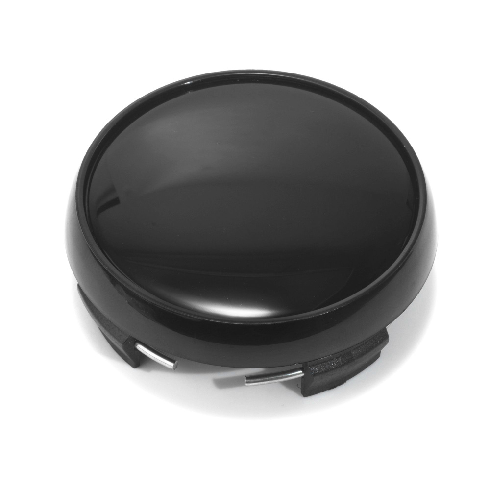 Колпачки на литые диски 65/60/12 мм черный -1 шт / Заглушка ступицы для дисков VOLK Enkei Work Emotion #1