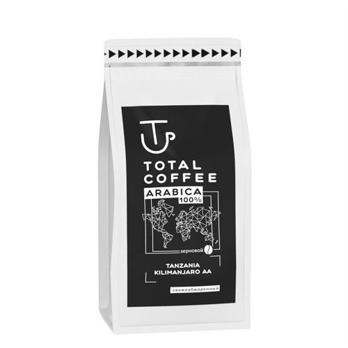 Кофе в зернах Total Coffee Tanzania Kilimanjaro AВ, 1 кг. #1