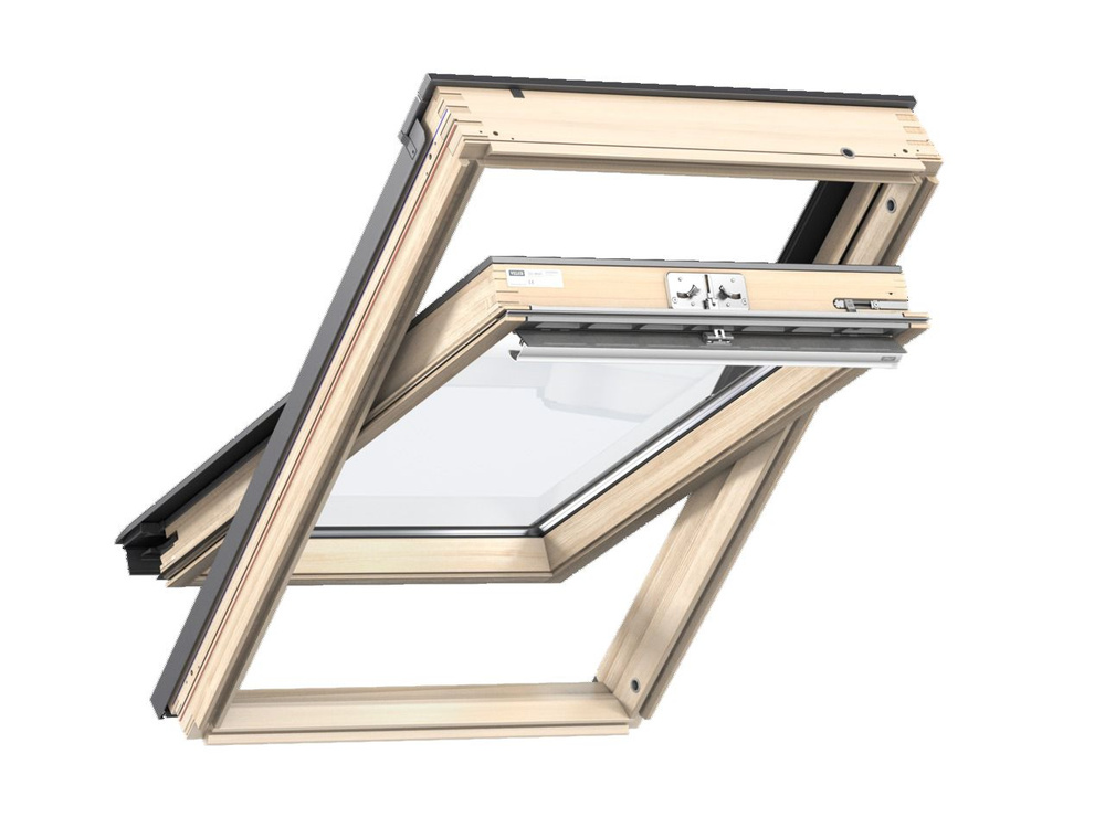 Velux GZL 1051 MK04 78х98см (ручка сверху) мансардное окно деревянное однокамерное (Велюкс)  #1